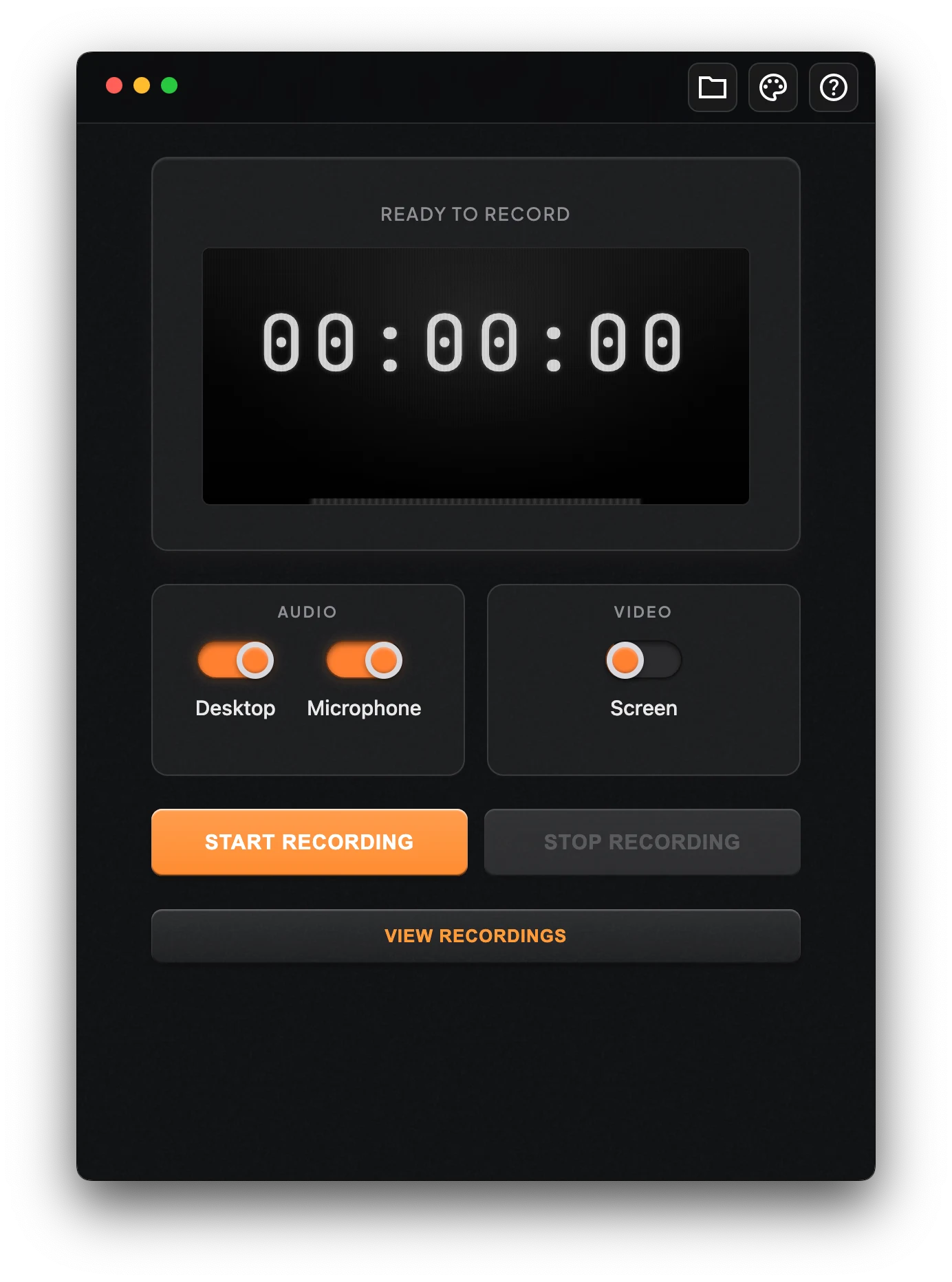 Screenshot of Capsulo One project